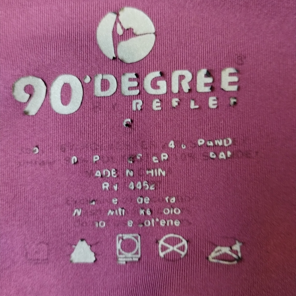 90 Degree maroon legging pockets size small - Picture 6 of 6